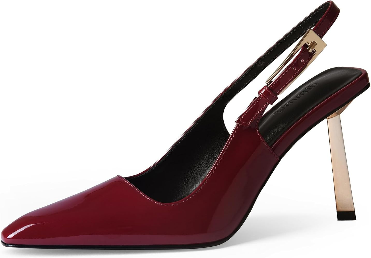 iiimmu Slingback Heels for Women Closed Toe 3.5IN / 4IN Kitten Heels Women Pumps Square Toe Heele... | Amazon (US)