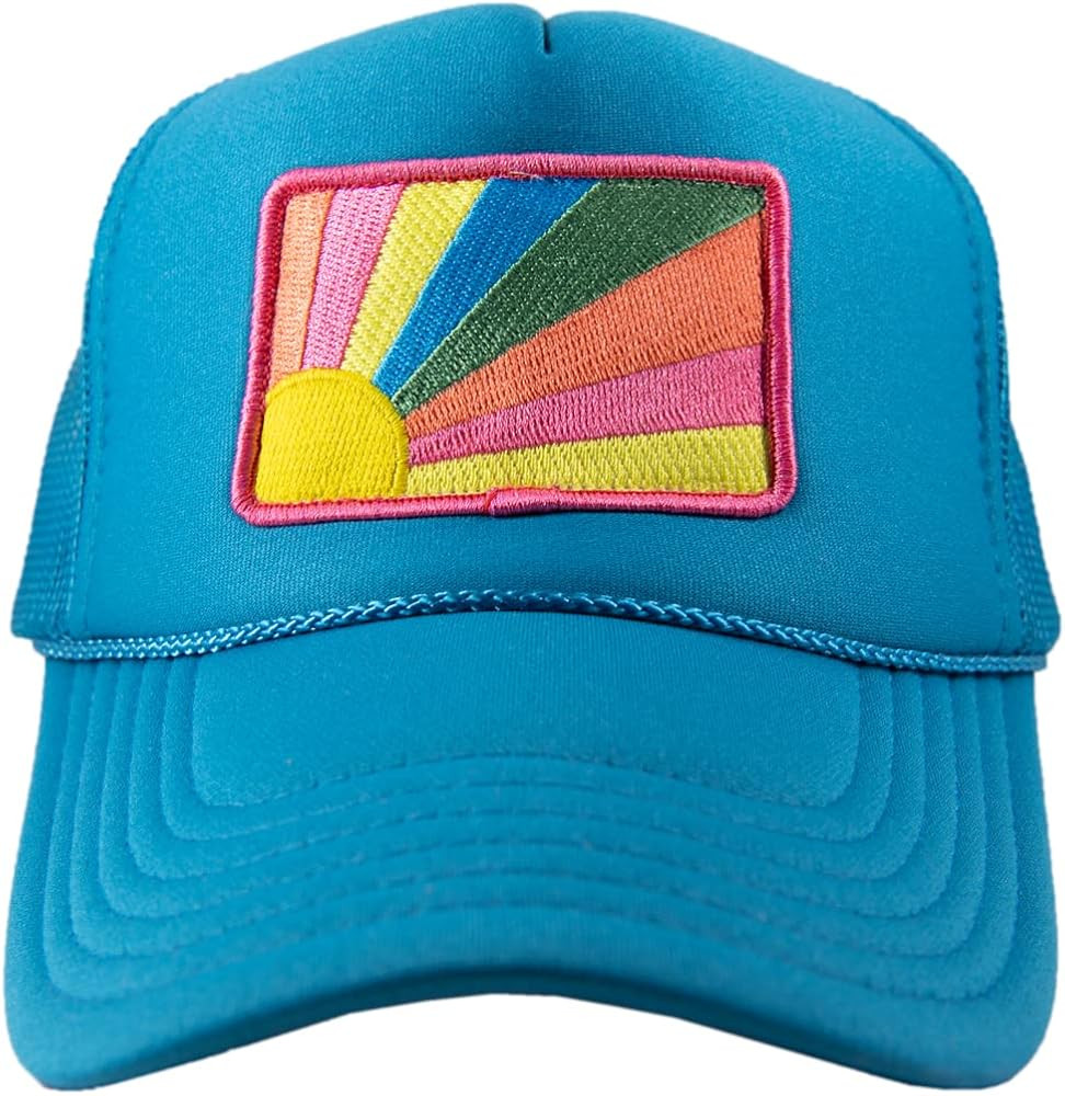 KATYDID Bursting Sunshine Foam Trucker Hat - Adjustable Mesh Netting - Embroidered Women's Trucke... | Amazon (US)