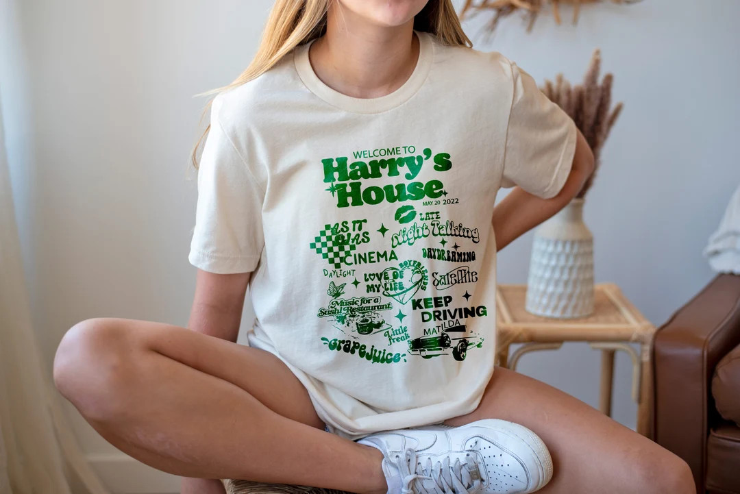 Welcome To Harry's House Shirt, Harry's House Track List Shirt, Harry New Album 2022, Love On Tou... | Etsy (US)