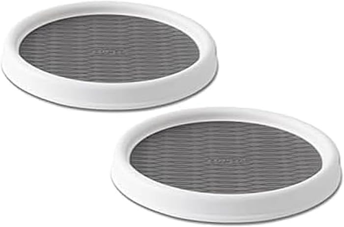 Copco 9 Inch Non Skid Pantry Cabinet Lazy Susan Turntable, Set of 2, Spinning Organizer for Kitch... | Amazon (US)