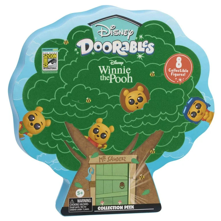 Disney Collection Peek Winnie the Pooh Mystery Figure 8-Pack (Flocked) | Walmart (US)