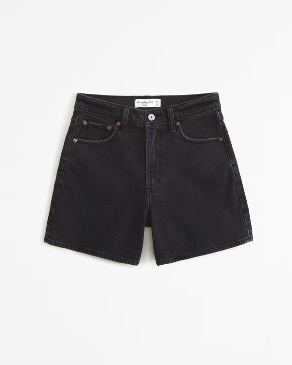 Women's High Rise Dad Short | Women's Bottoms | Abercrombie.com | Abercrombie & Fitch (US)