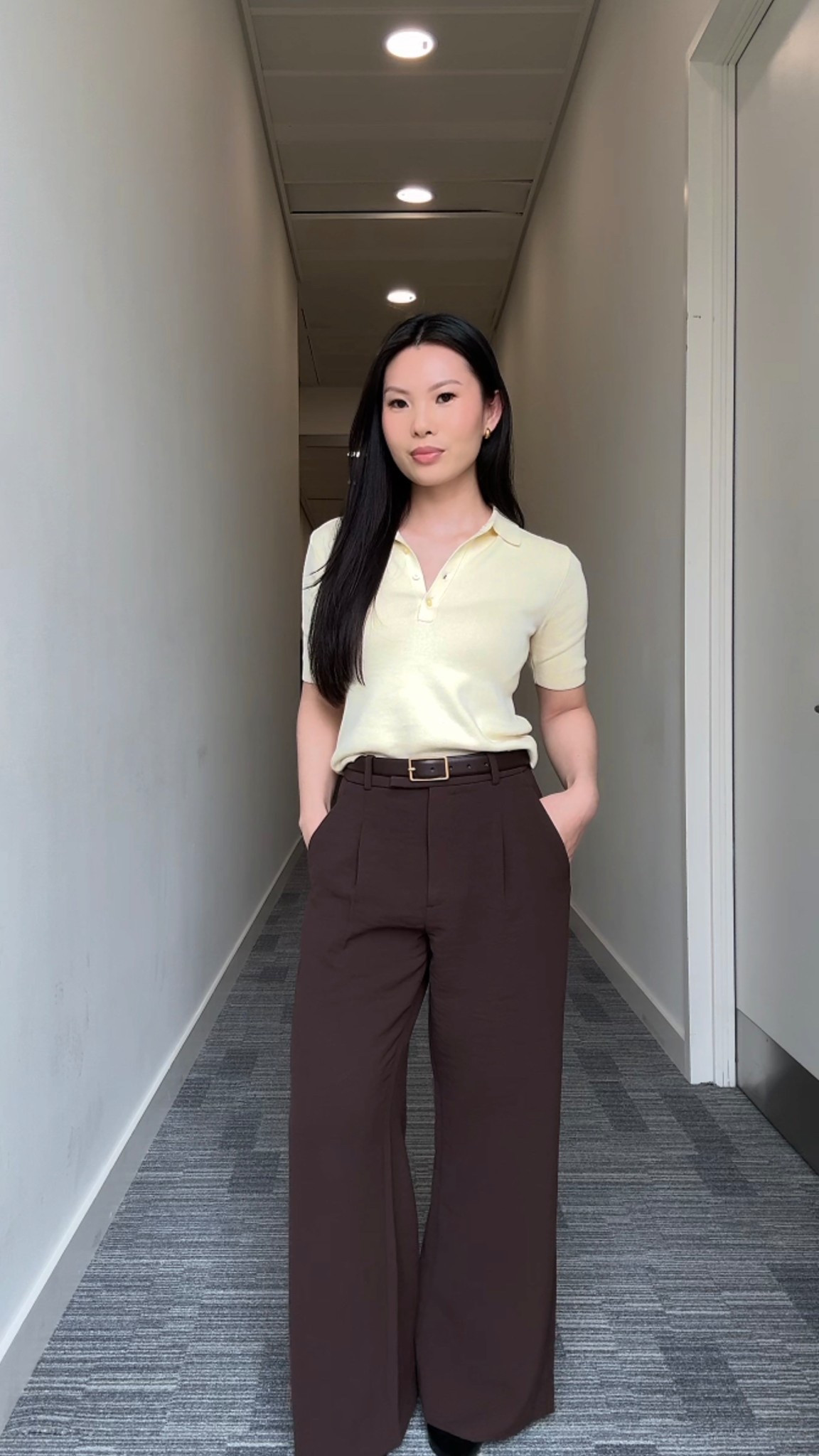 Summer office ootd

Knit top • XXS
Trousers • w23 short

#LTKworkwear #LTKeurope #LTKuk