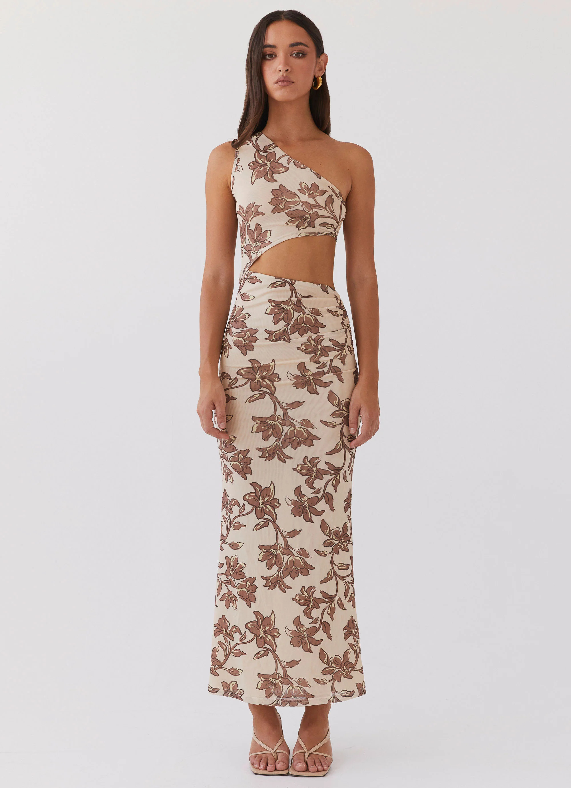 Shadows In The Sun Mesh Maxi Dress - Hazel Bloom | Peppermayo (Global)