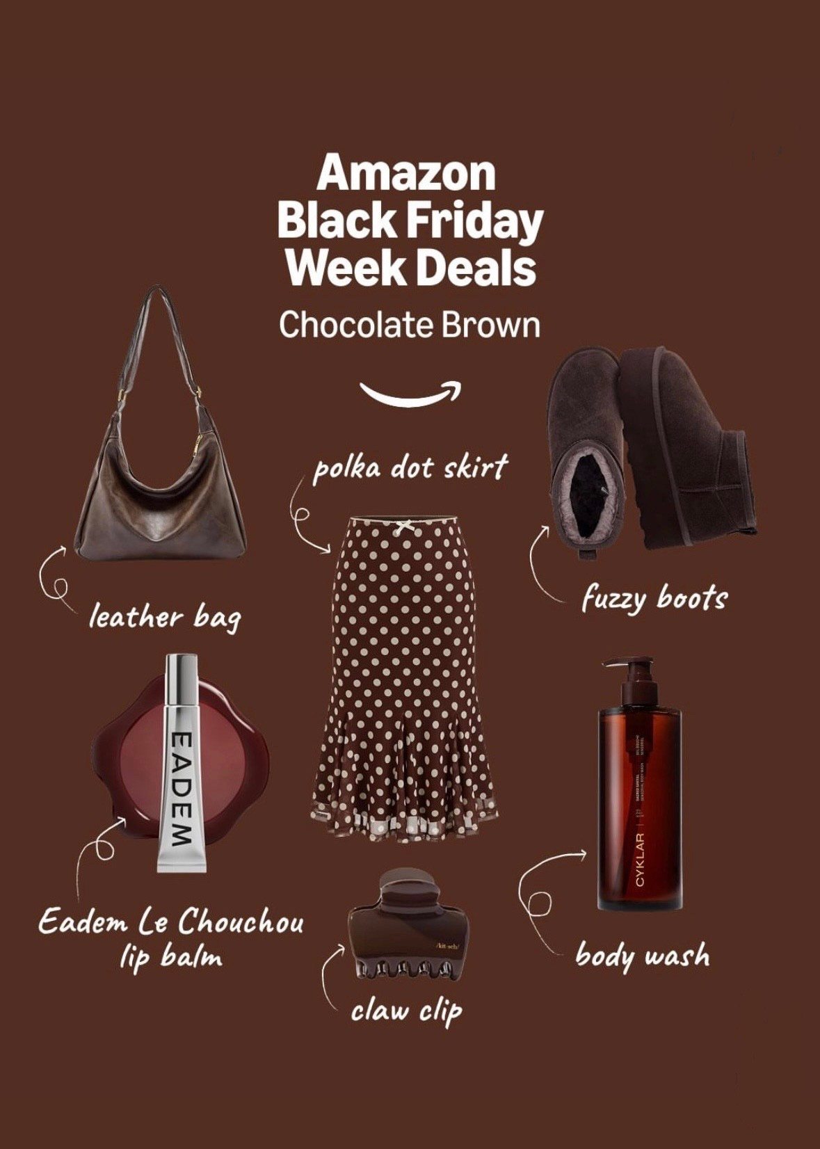 Amazon Black Friday Week = chocolate brown perfection 🤎

#LTKCyberWeek #LTKSaleAlert #LTKGiftGuide