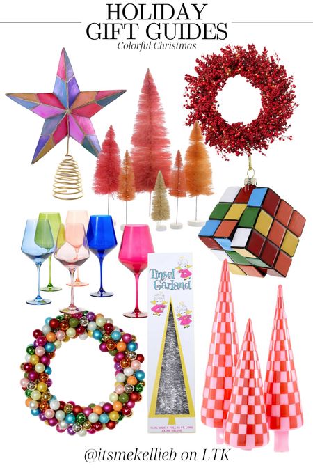 Colorful Christmas decor | Christmas decor | fun gifts for Christmas lovers

#LTKSeasonal #LTKhome #LTKHoliday