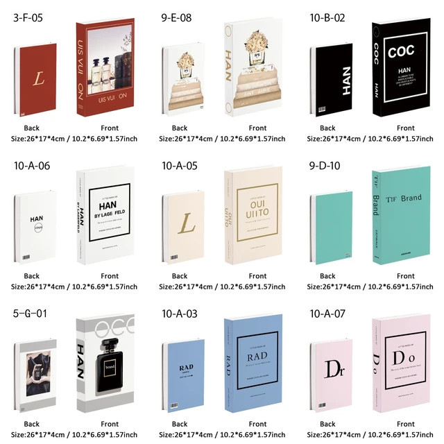 Fashion Brand Custom Luxury Decoration Book Perfume Catwalk Fake Designer Books Coffee Table Deco... | AliExpress (US)
