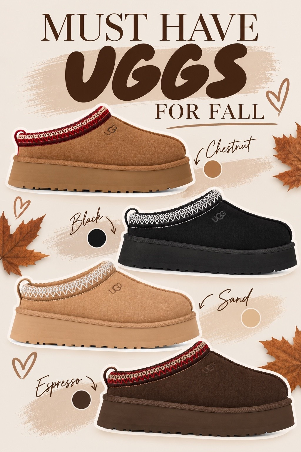 Must have Uggs for fall

Fall season 
Fall shoes 
Fall style 
Casual style

#LTKootd #LTKgrwm #LTKSaleAlert