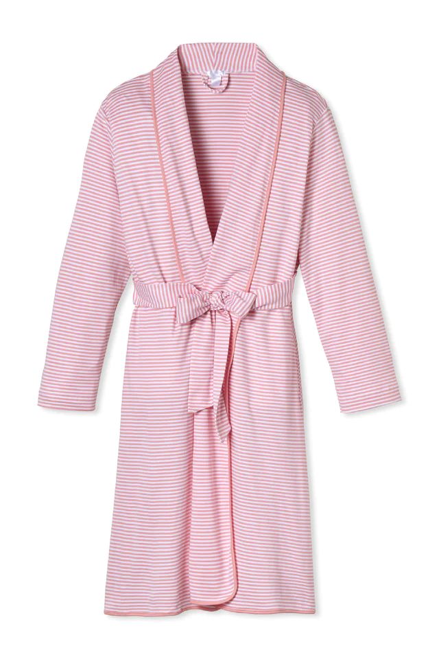 Pima Robe in Hydrangea | LAKE Pajamas