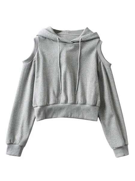 'Jojo' Cold Shoulder Cropped Hoodie (3 Colors) | Goodnight Macaroon