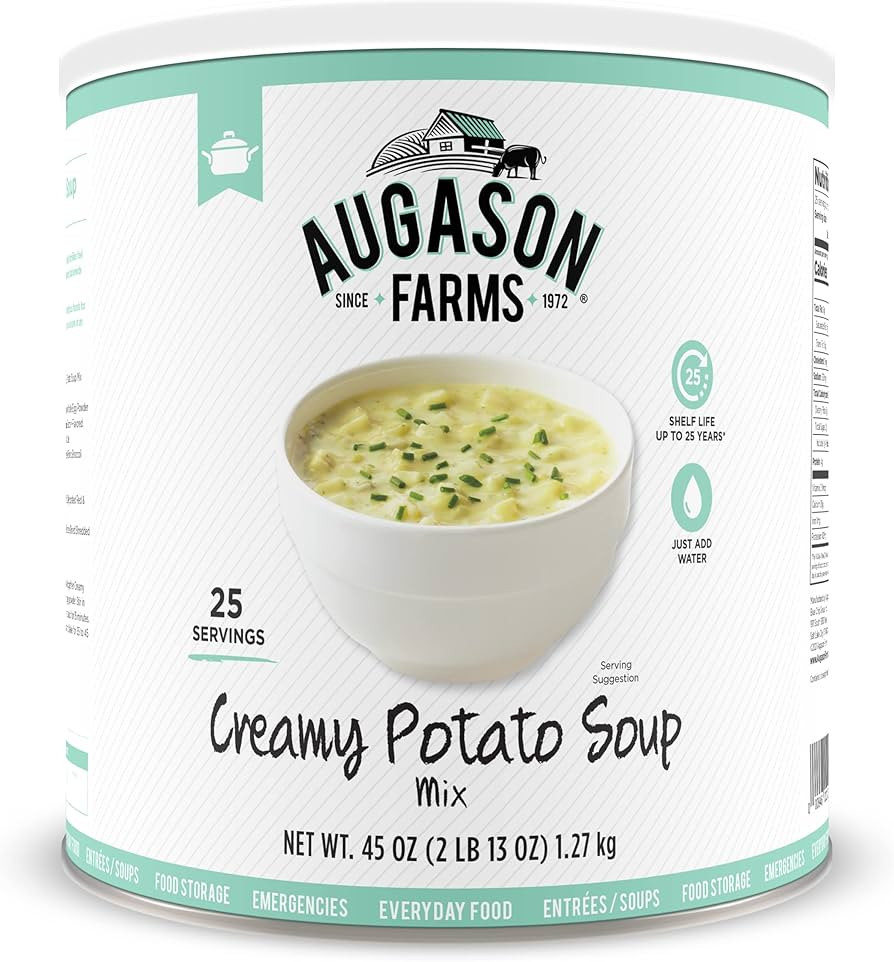 Augason Farms Creamy Potato Soup Mix #10 Can 45 Oz | Amazon (US)