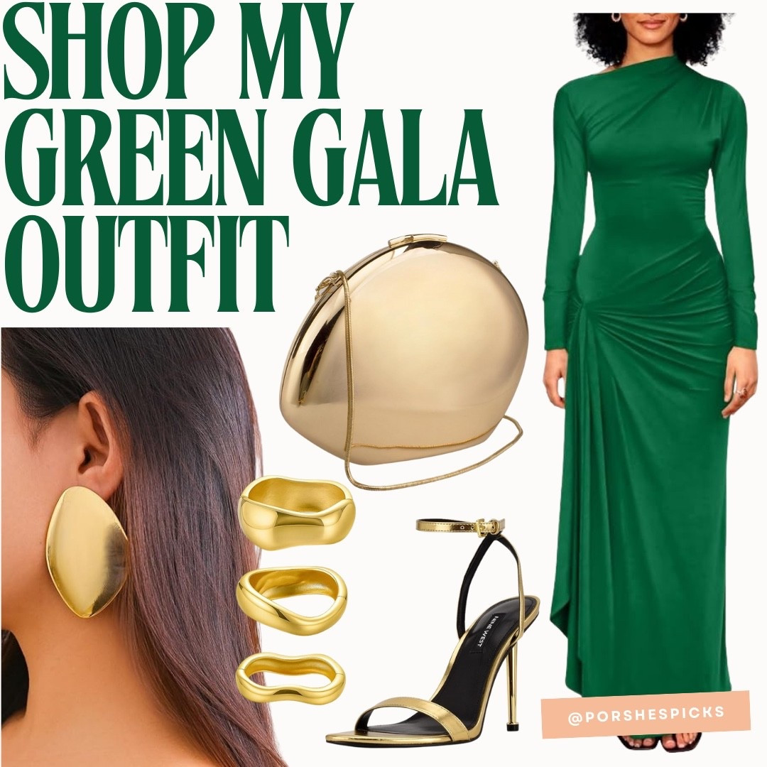 I'm loving this emerald dress for my next event! Paired with these chic accessories and stunning heels, I'm ready to shine. Shop my entire look on my Amazon Storefront! ✨💚 #GalaGlam #AmazonFinds #DressToImpress


#LTKFindsUnder100 #LTKdayinmylife #LTKHoliday
