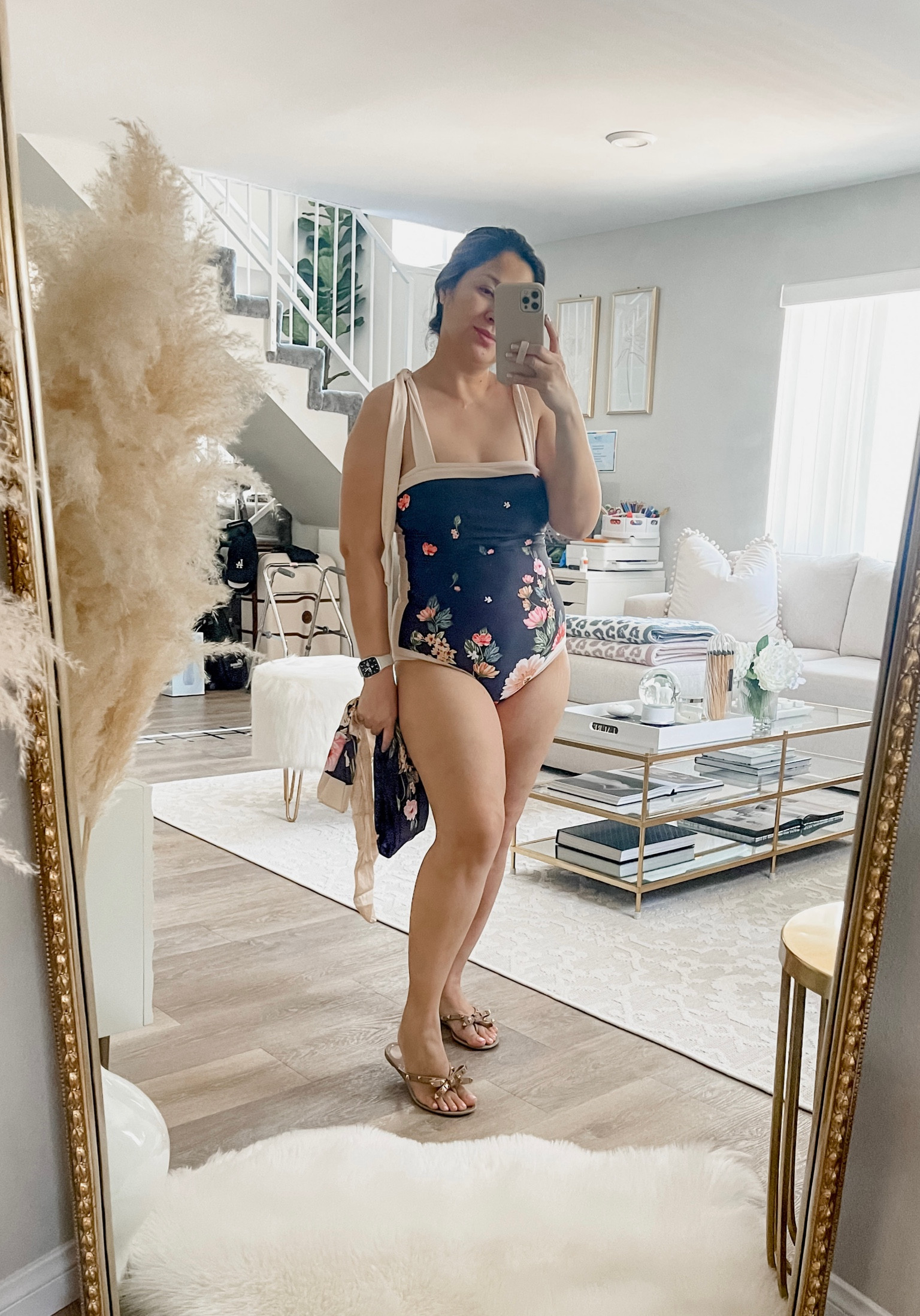 Zimmerman dupe swimsuit 
Wearing Large 

#LTKswim