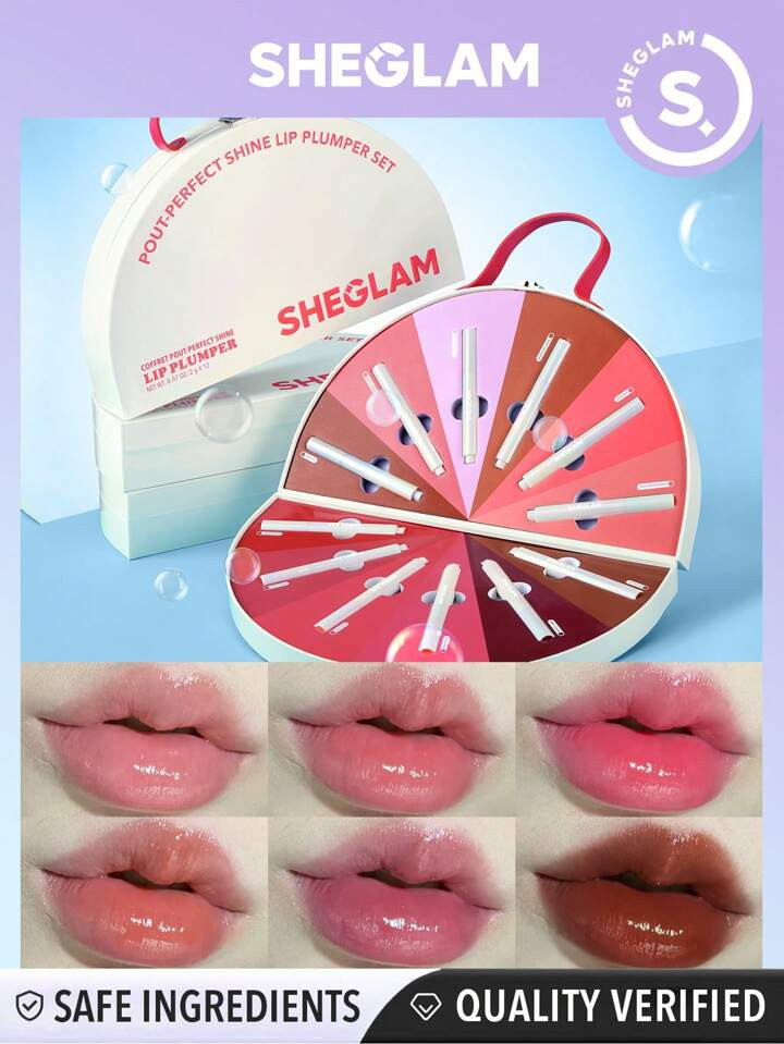 SHEGLAM SHEGLAM POUT-PERFECT SHINE LIP PLUMPER SET | SHEIN