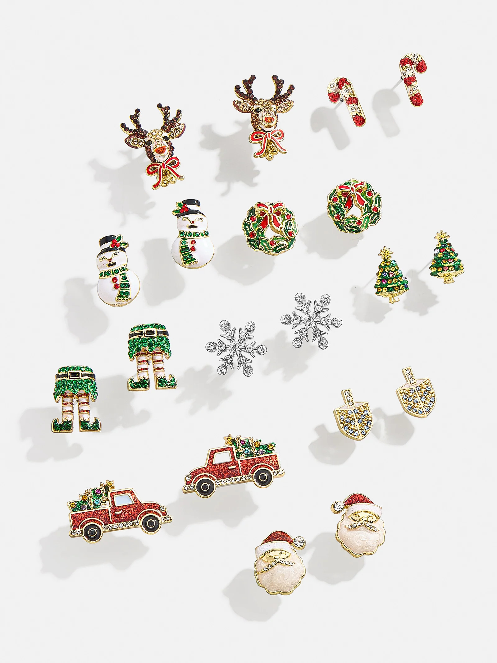 Minty Fresh Earrings - Candy Cane Delicate Stud Earrings | BaubleBar (US)
