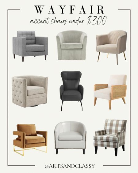 Accent chairs for every style without breaking the budget! Grab these deals during the Wayfair clearance sale - up to 70% off. 

#LTKFind #LTKhome #LTKsalealert