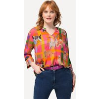 Graphic Dog Print Blouse | Ulla Popken - US