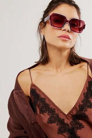 Shadow Side Square Sunglasses | Free People (Global - UK&FR Excluded)