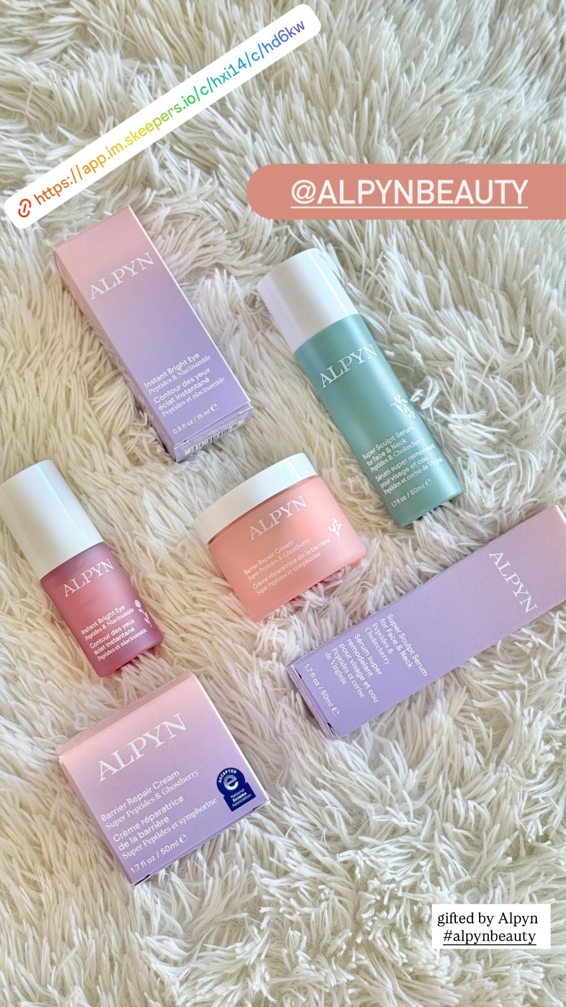 gifted by Alpyn 
 #alpynbeauty
  @ALPYNBEAUTY