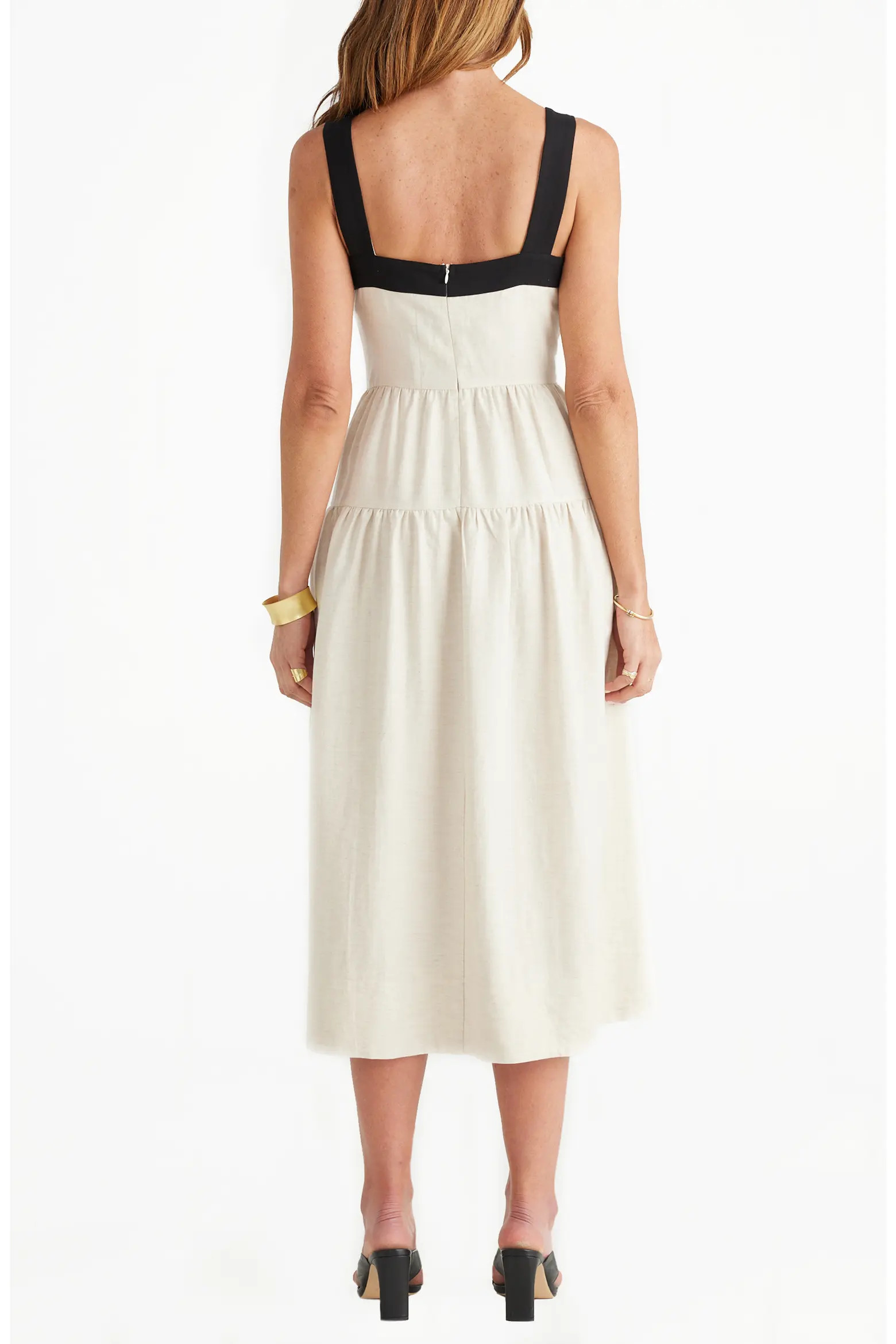 Jolie Contrast Trim Midi Dress (Women) | Nordstrom | Nordstrom