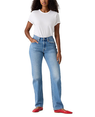 Levi's® Women's 501 Curve High-Rise Straight-Leg Jeans - Macy's | Macy's