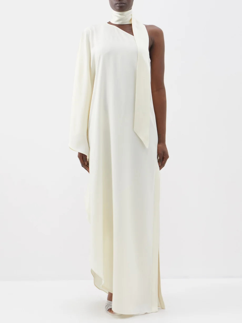 Bolkan one-shoulder crepe dress | Matches (US)