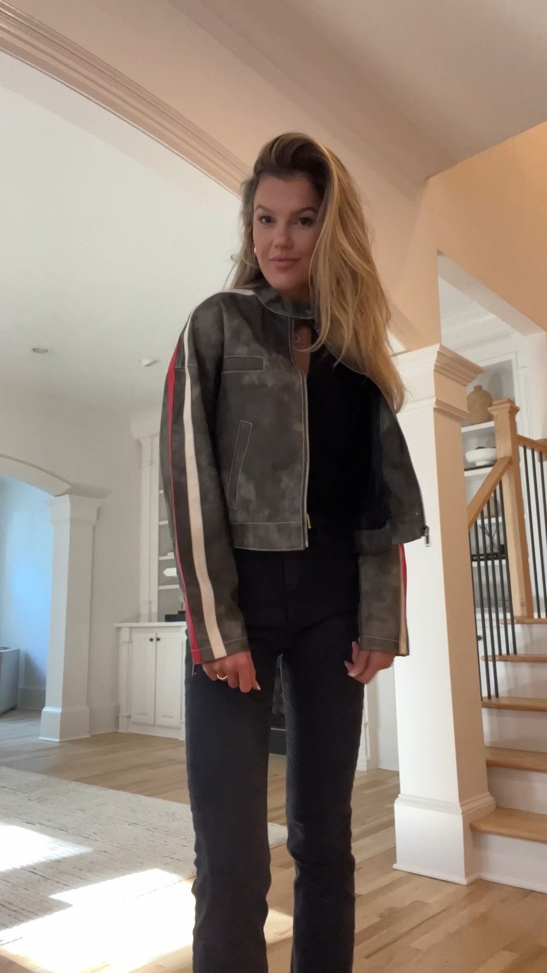 Love this jacket! It’s around $100. Great quality. Wearing a size small. #revolve #superdown 

#LTKstyletip #LTKSeasonal