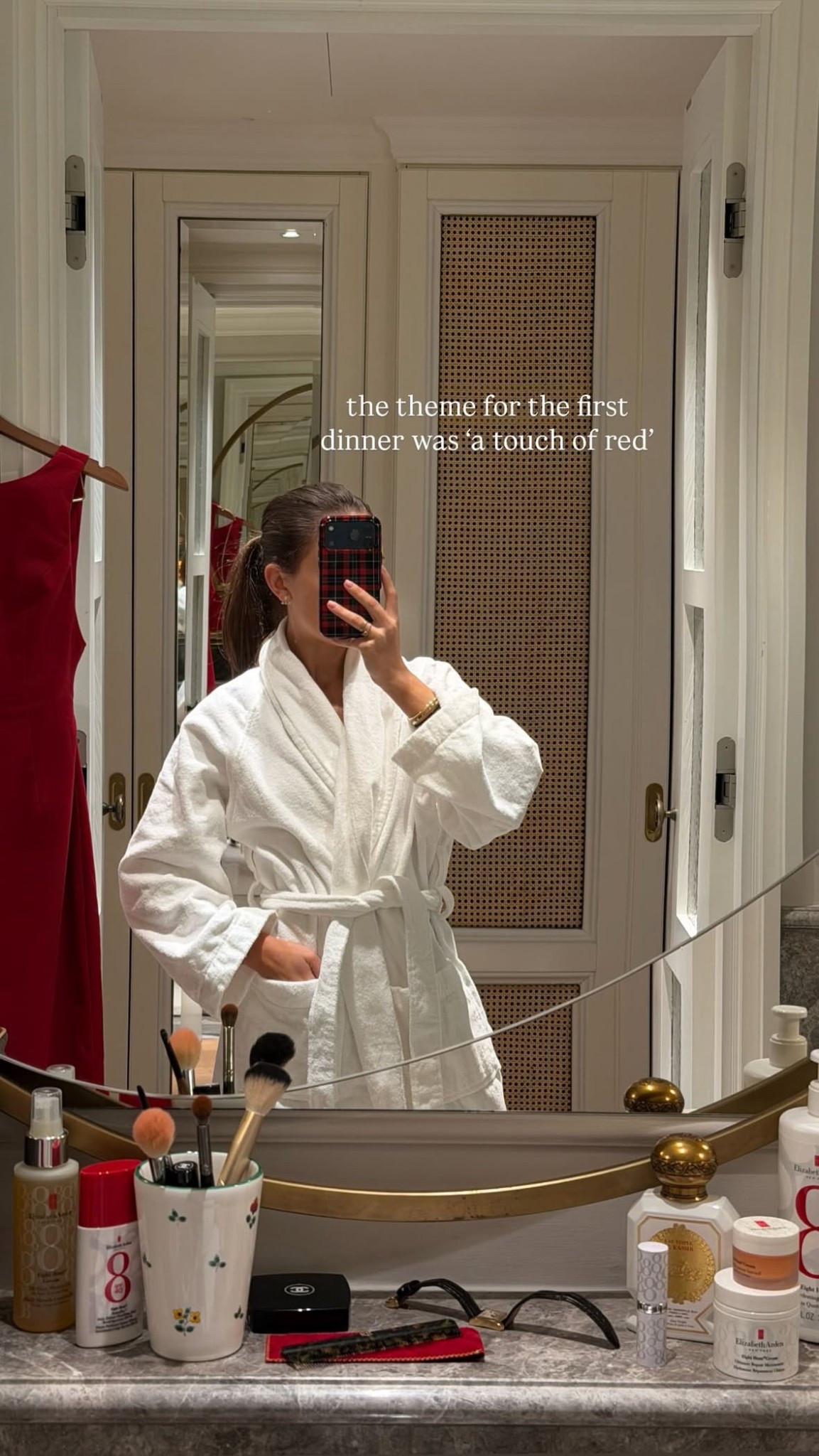 Dinner with Elizabeth Arden ❤️ Getting ready with my favourite Eight Hour products and finishing the look with a beautiful red dress by Anne Louise for a little touch of red for the evening.

#LTKbeauty #LTKdresses