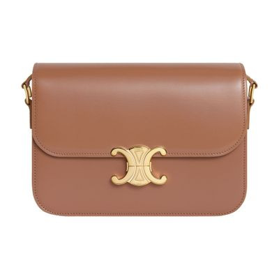 Medium Triomphe bag in shiny calfskin | 24S (APAC/EU)