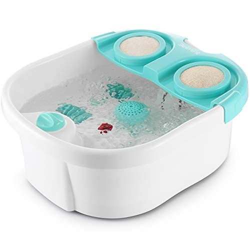 Belmint Home Foot Spa Bath Massager - All in 1, Water Jets, Bubble Massaging with 2X Loofahs for ... | Amazon (US)