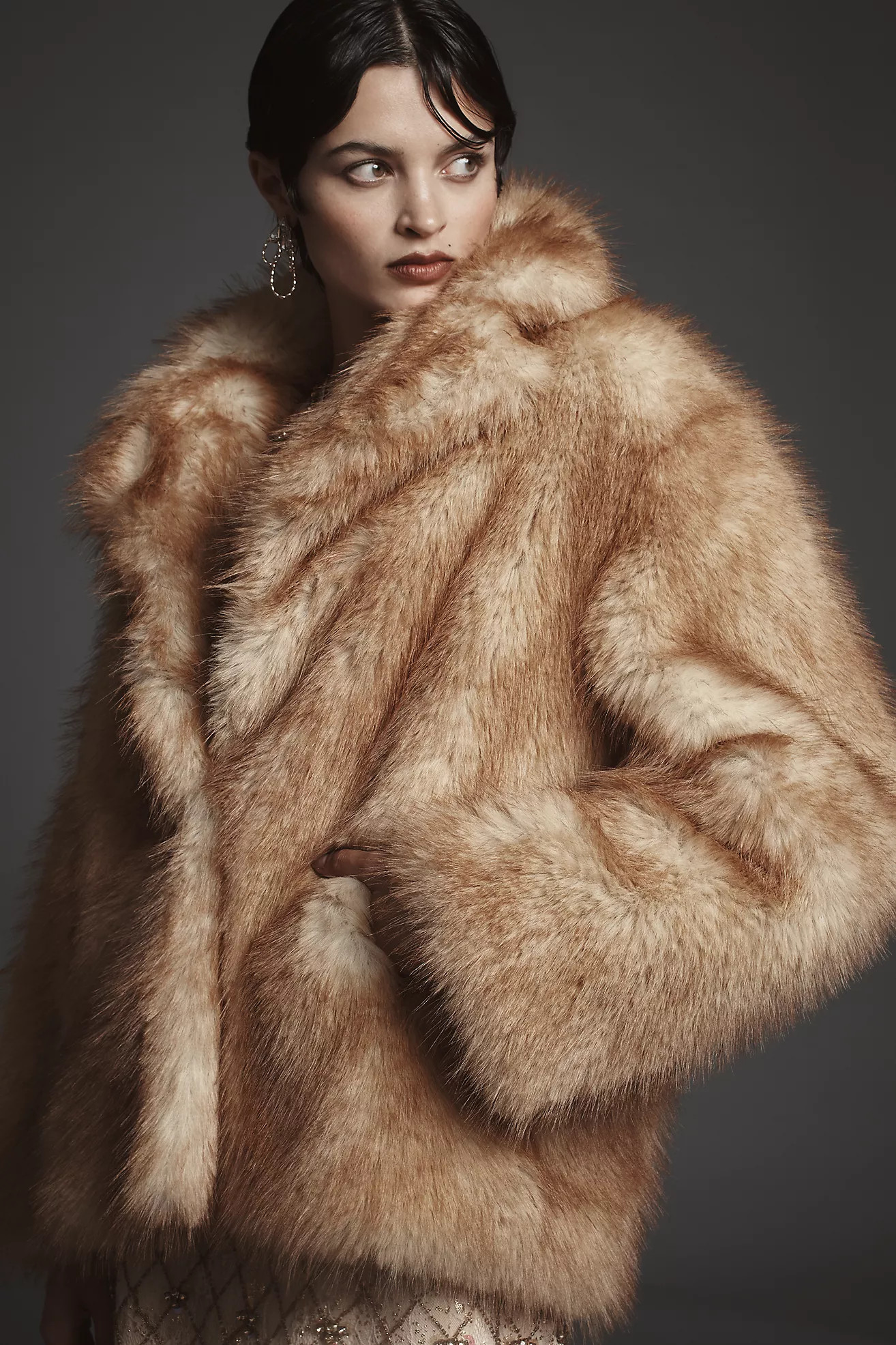 STAND STUDIO Janice Faux-Fur Jacket | Anthropologie (US)