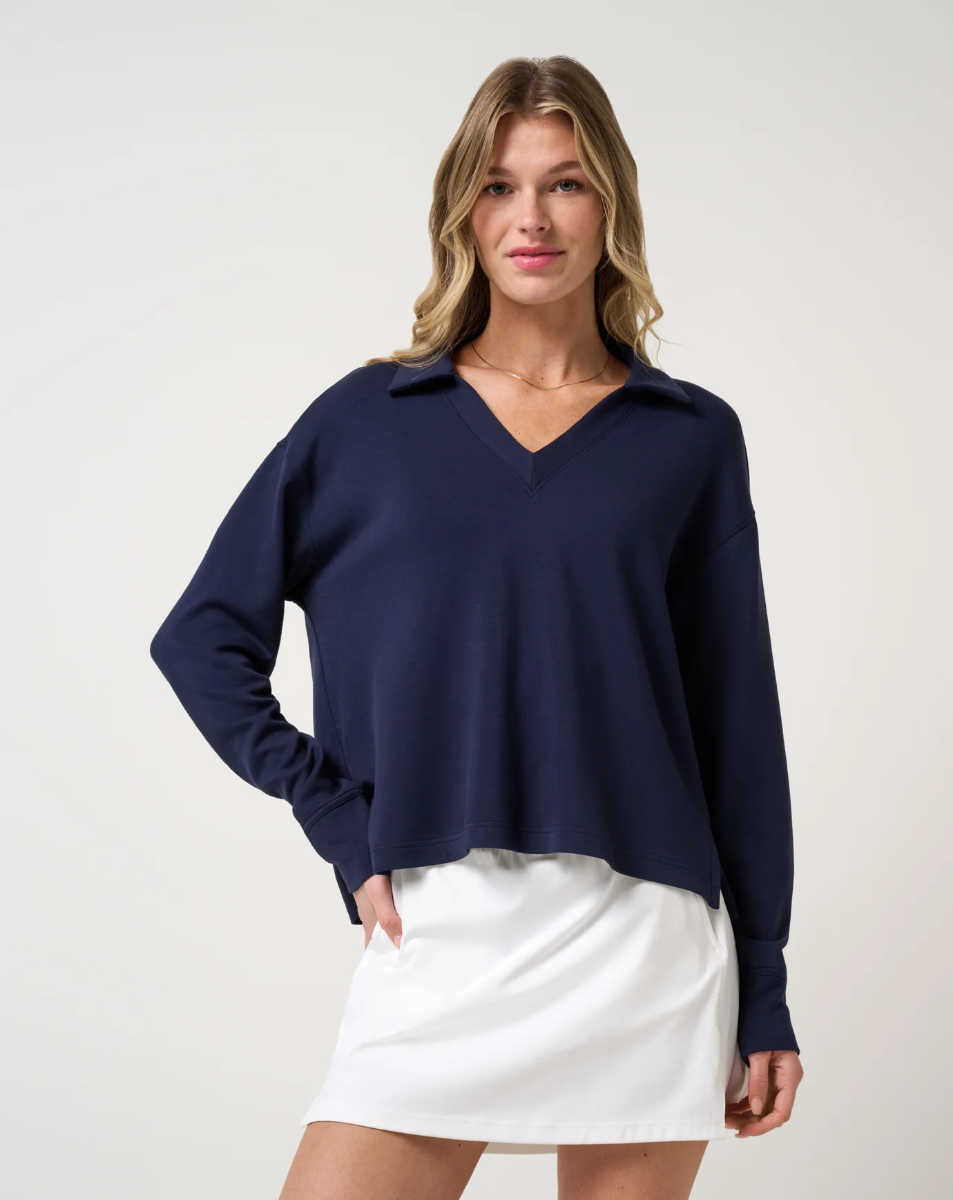 Skyloft Soft Vneck Pullover | TravisMathew