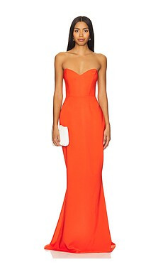 Nookie Love Affair Gown in Tangerine from Revolve.com | Revolve Clothing (Global)