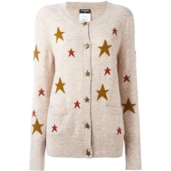 CHANEL star ? cardigan | Poshmark