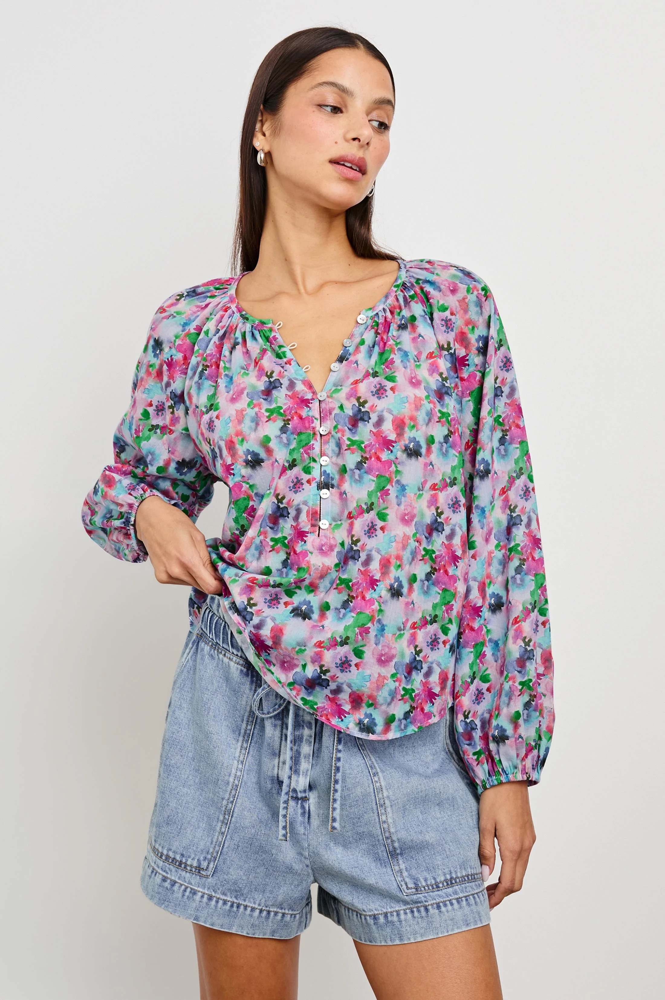 Rails - Indi Top - Spring Meadow | Jones & Daughters