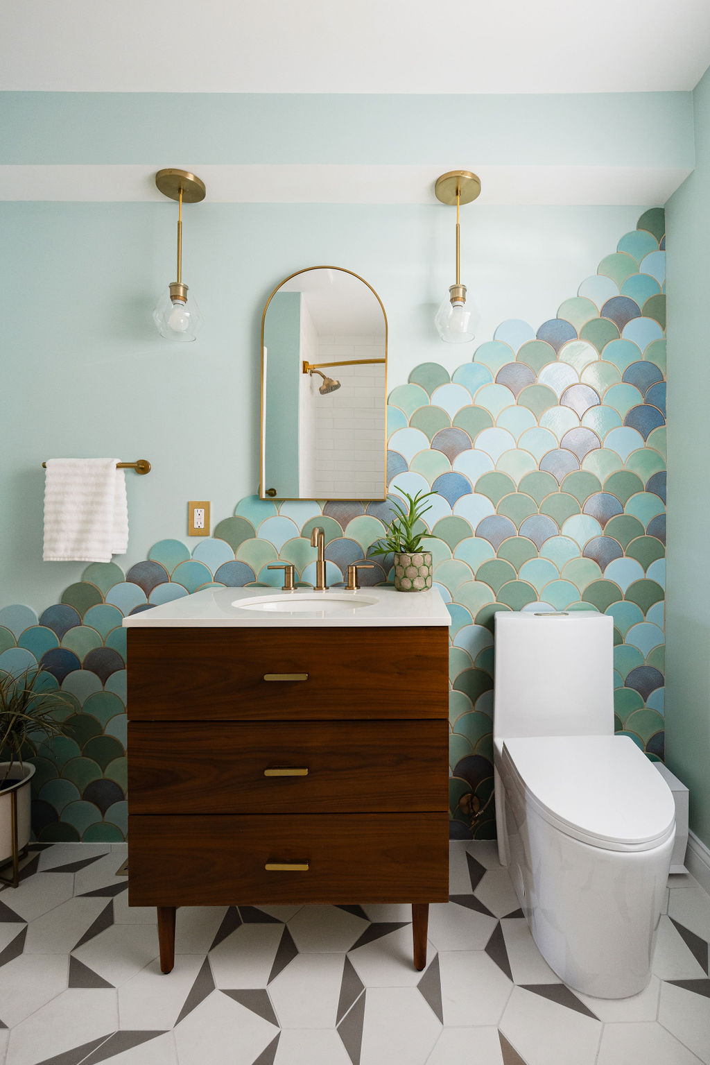 Welcome to Spun Sugar's bathroom remodel! #LTKDesign #LTKInteriorDesign #LTKRemodeling #LTKRenovation #LTKInteriorDesigner 

 