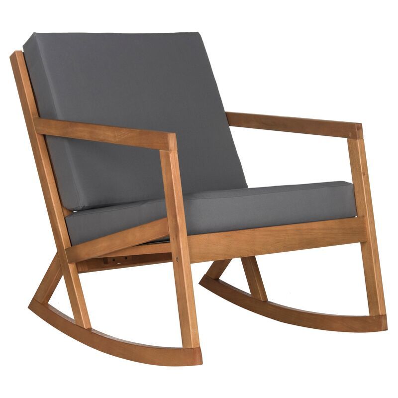 Lindsey Rocking Chair, Gray/Natural | One Kings Lane