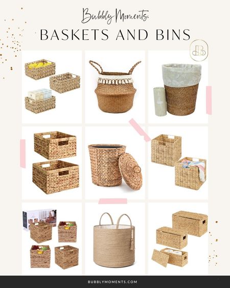 Organize your space with style using these chic baskets and bins that blend functionality with aesthetic appeal. From woven storage baskets to sleek fabric bins, declutter your home while adding a touch of elegance to any room. Whether you're tidying up your living room or organizing your pantry, these storage solutions make it easy to keep your belongings neatly stored and easily accessible. Shop now and elevate your organization game with these stylish baskets and bins! #StorageSolutions #BasketsAndBins #OrganizeWithStyle #HomeOrganization #ShopNow #Decluttering #StylishStorage

#LTKHome #LTKStyleTip #LTKFamily