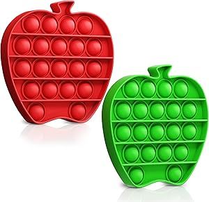 ToloRolo Toys Apple Pop On It Its Popping Fidget Toys - Bubble Push Toy Stress Reliever - Anxiety... | Amazon (US)