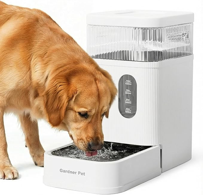 Gardner Pet 2.2 Gallon Automatic Dog Water Bowl Dispenser 8.5L Gravity Water Feeder with Stainles... | Amazon (US)