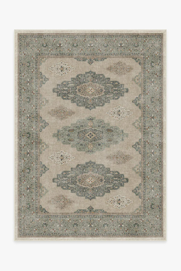 Maxine Natural Sage Rug | Ruggable