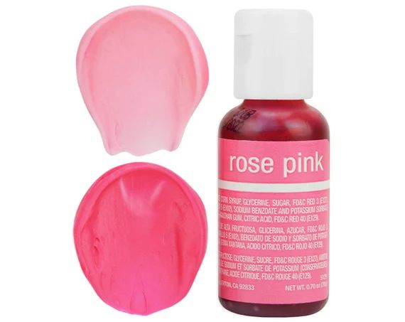 Rose Pink Gel Food Coloring - Chefmaster - Pink Food Color, Gel Food Coloring, Pink Frosting, Pin... | Etsy (US)