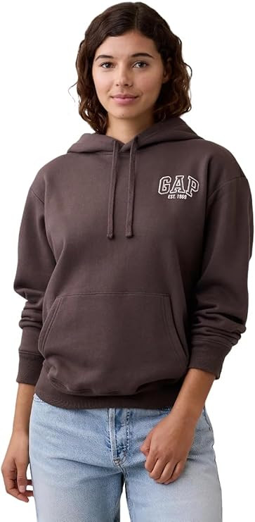 GAP Women's Hooded Est. 1969 Logo Pullover | Amazon (US)