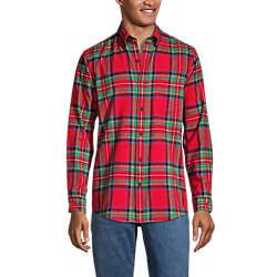 Men's Traditional Fit Flagship Flannel Shirt | Lands' End (US)