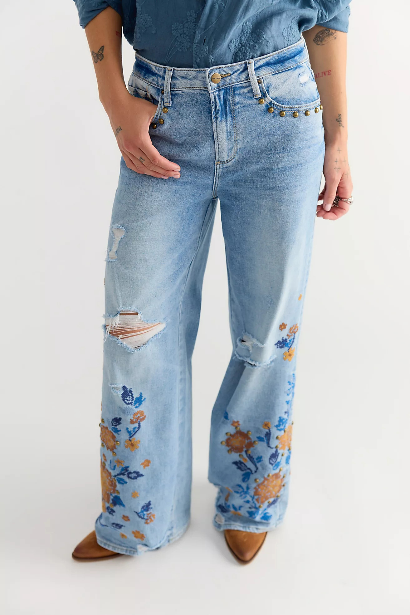 Driftwood Marlena Jeans | Free People (Global - UK&FR Excluded)