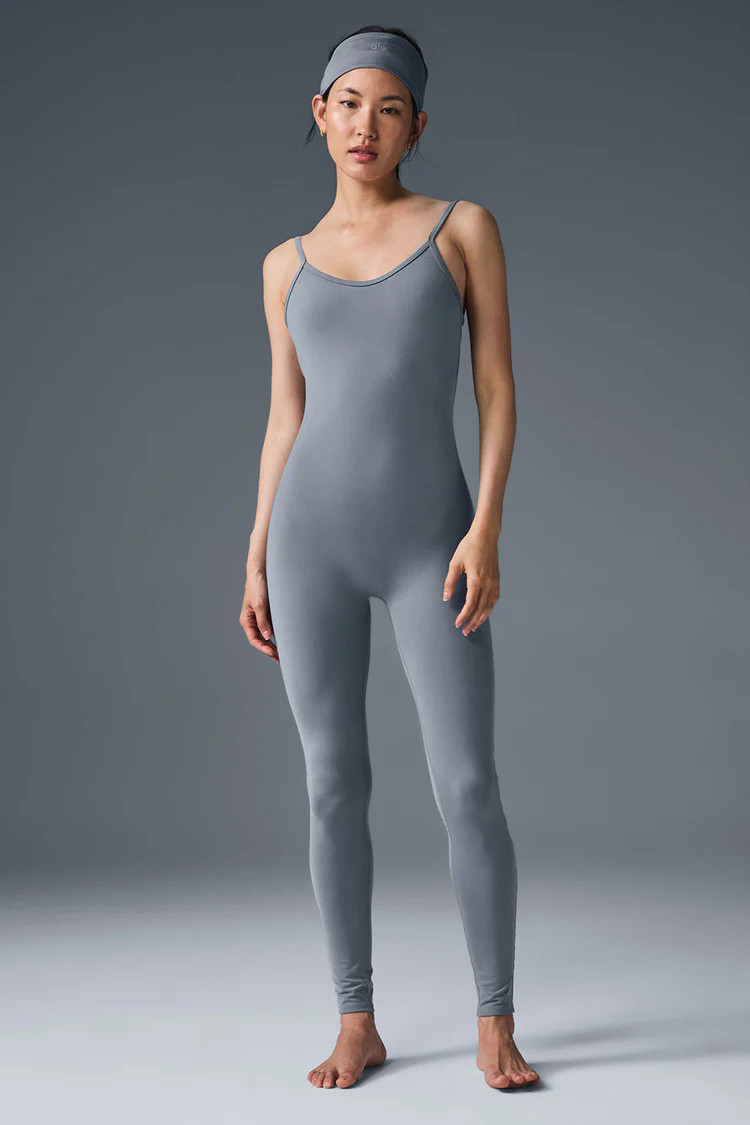 Airbrush One And Done Onesie - Espresso | Alo Yoga
