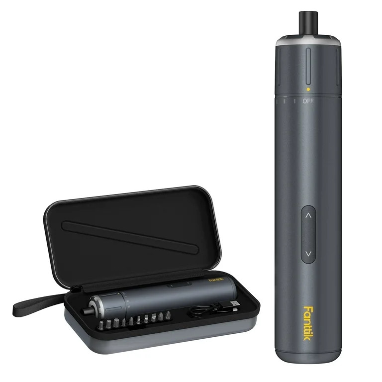 Fanttik S1 Ace 3.7V Cordless Screwdriver: 6 N.m Torque, LED Light, 1/4" Hex Chuck, EVA Bag. Ideal... | Walmart (US)