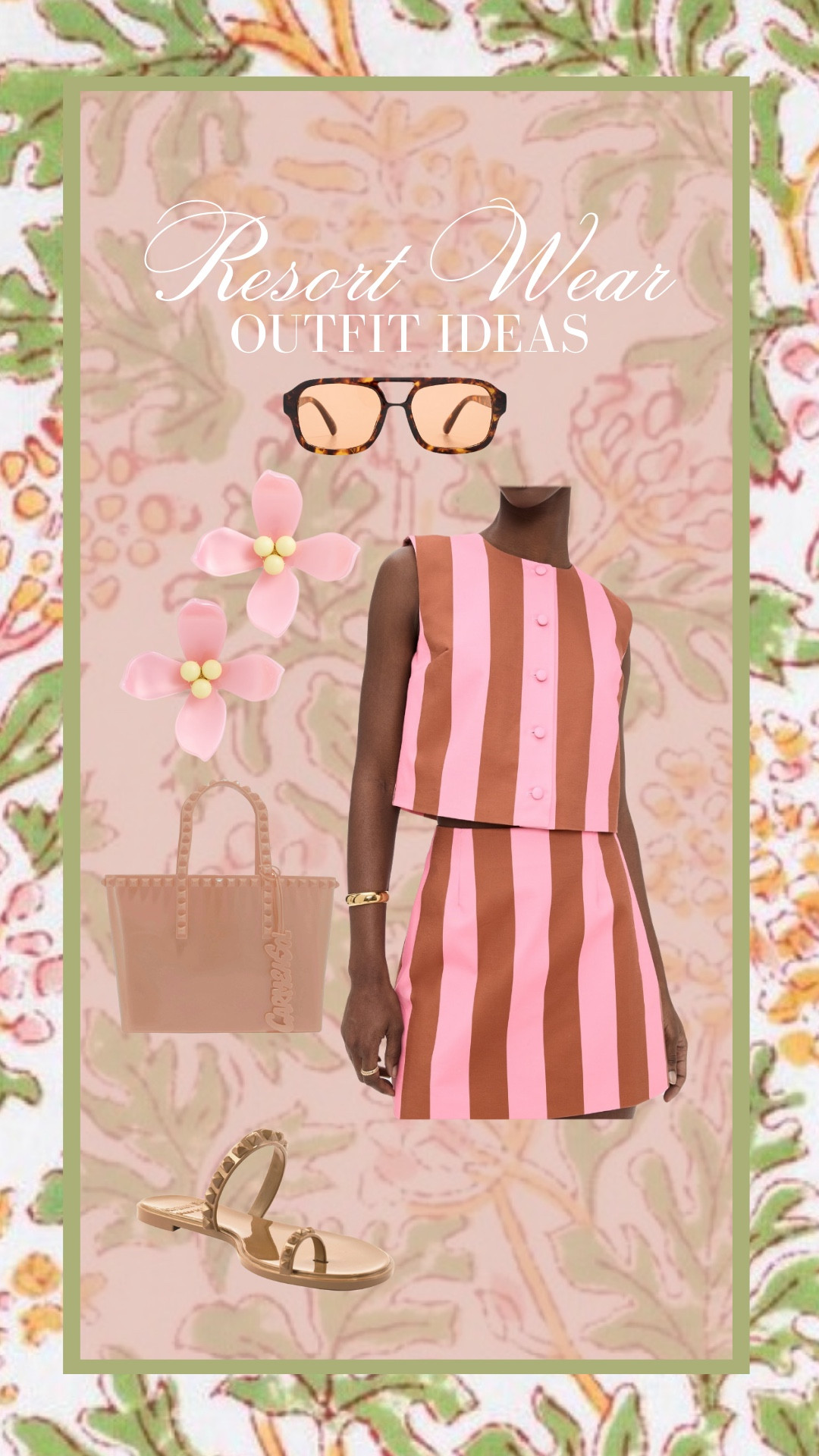 Resort wear outfit idea!

Beach vacation // summer // resort wear
