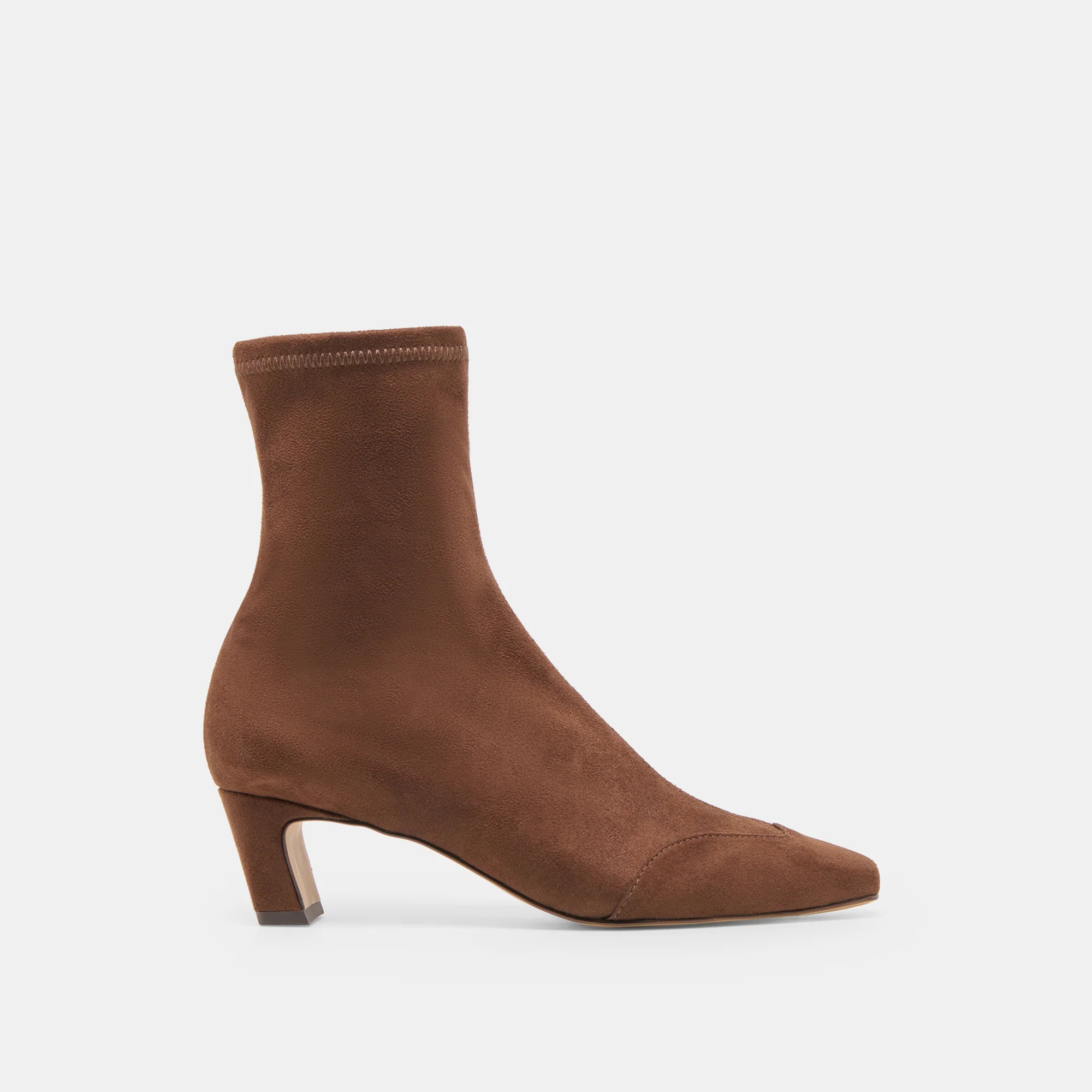 Anika Wide Dk Brown Stella Suede Boots | Dolce Vita | DolceVita.com
