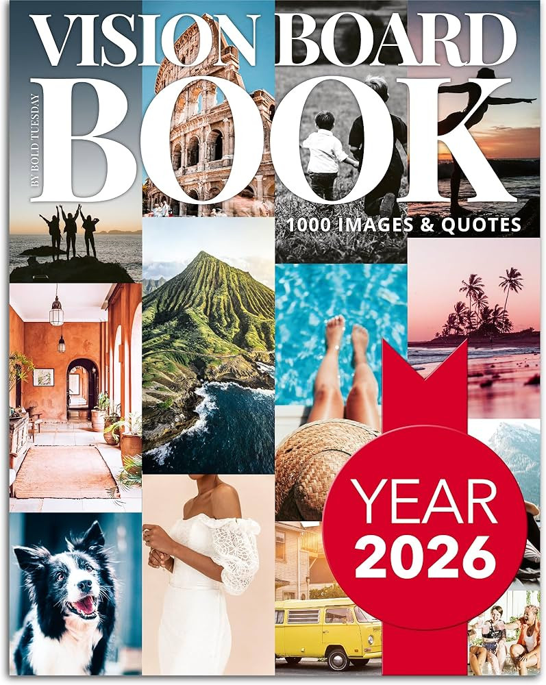 Vision Board Book Magazine for Women - 1000+ Diverse Pictures, Quotes, Self-discovery Exercises |... | Amazon (US)